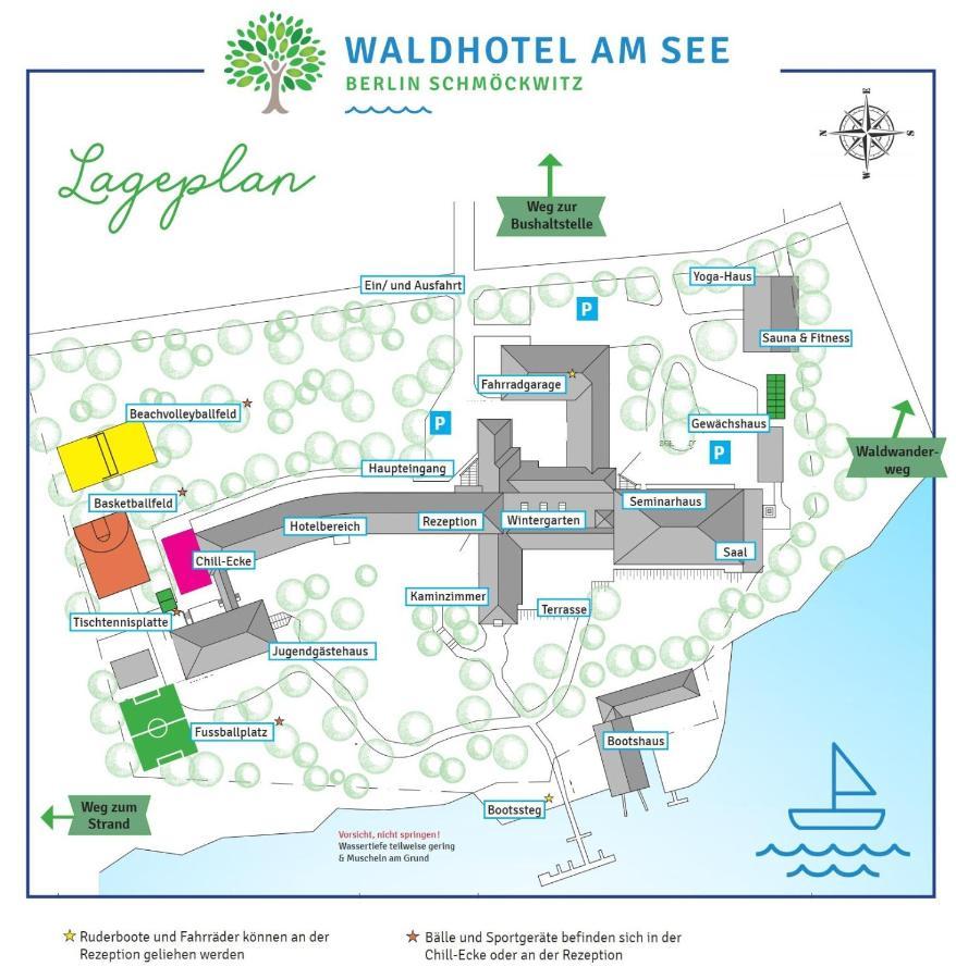 Waldhotel Am See Berlin-Schmoeckwitz Exterior photo